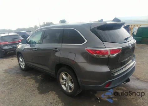 2014 Toyota Highlander Limited V6 from USA, damaged, VIN 5TDYKRFH0ES011826